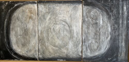 Disegni sul ghiaccio von Simone Butturini, Malerei kaufen auf Singulart