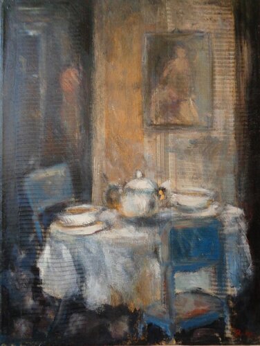 Cena Intima van Simone Butturini, Schilderij te koop op Singulart