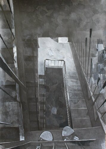 The infinite scale by Nicolae Prisac, Drawing for Sale on Singulart