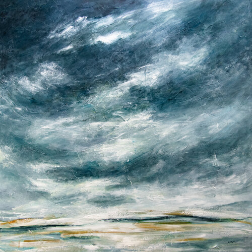 Soirée orageuse par Cristina Stefan, Peinture en vente sur Singulart