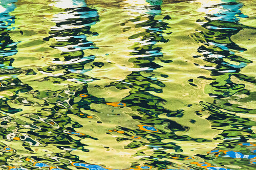 Abstractions au quai (impression sur métal) Cristina Stefan