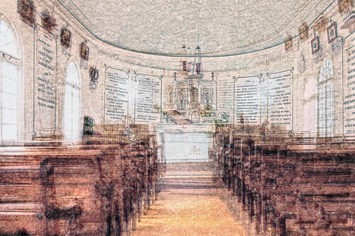 Hommage aux naufragés (sur papier aquarelle) von Cristina Stefan, Fotografie kaufen auf Singulart