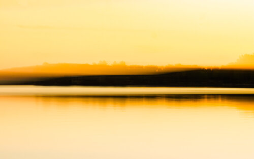 Brume dorée - Photographie abstraite | Édition limitée Cristina Stefan