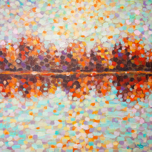 Miroir d'automne éphémère Cristina Stefan