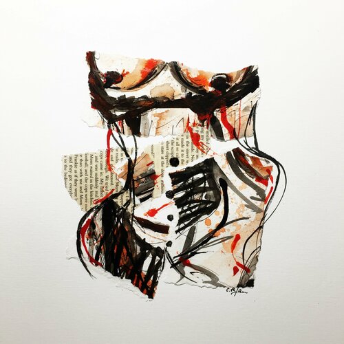 Femme nue  (fragments #002) von Cristina Stefan, Werk auf Papier kaufen auf Singulart