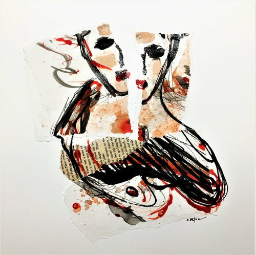 Femme nue  (fragments #001) by Cristina Stefan, Work on Paper for Sale on Singulart