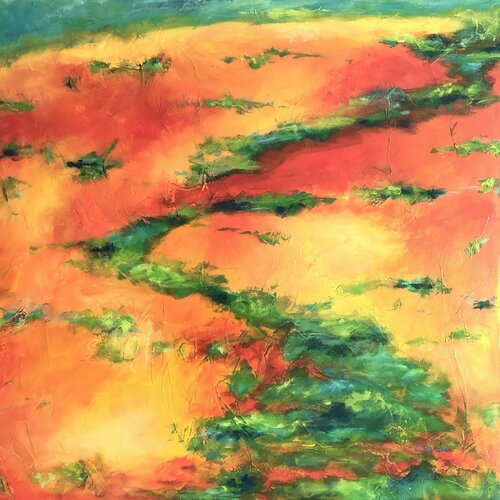 Paysage abstrait  |  Abstract landscape  |  Paisaje abstracto  |  Abstrakte Landschaft Cristina Stefan