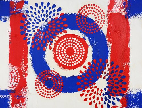 Les lois de l'attraction | Laws of attraction | Laus de atracciones | Laus von Sehenswürdigkeiten par Cristina Stefan, Œuvre sur papier en vente sur Singulart