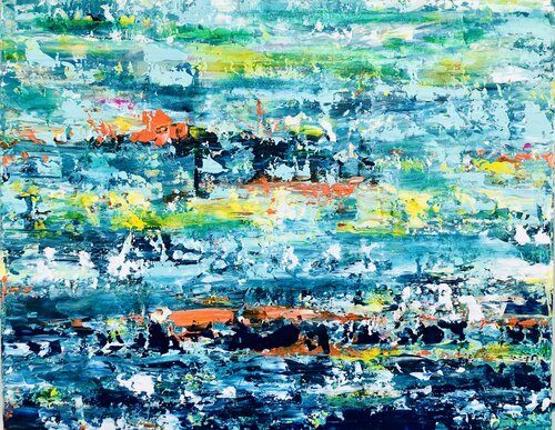 Costa Daurada - paysage marin abstrait | Abstract seascape Cristina Stefan