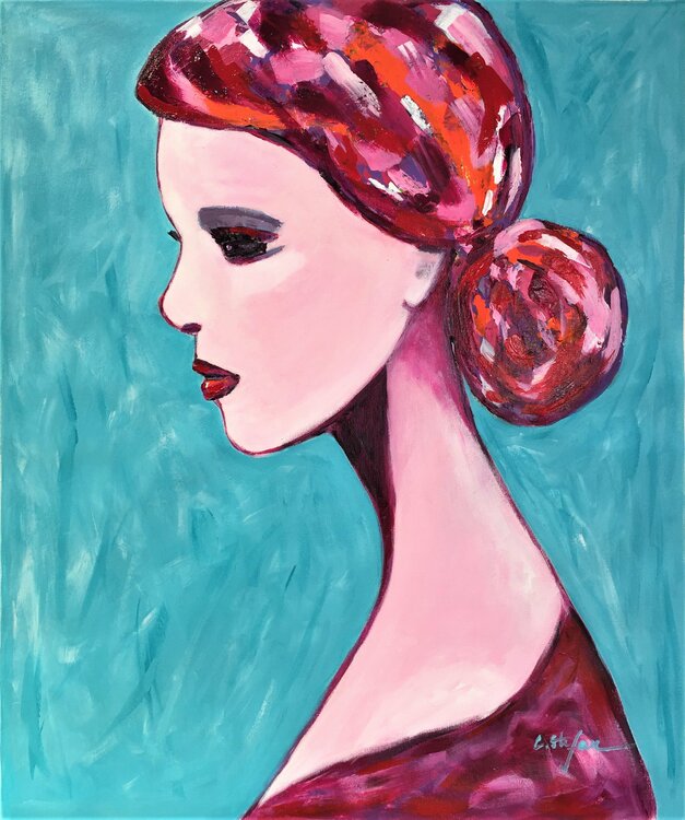 Sophie pensive - Portrait d'une femme |  Woman portrait  | Cristina Stefan
