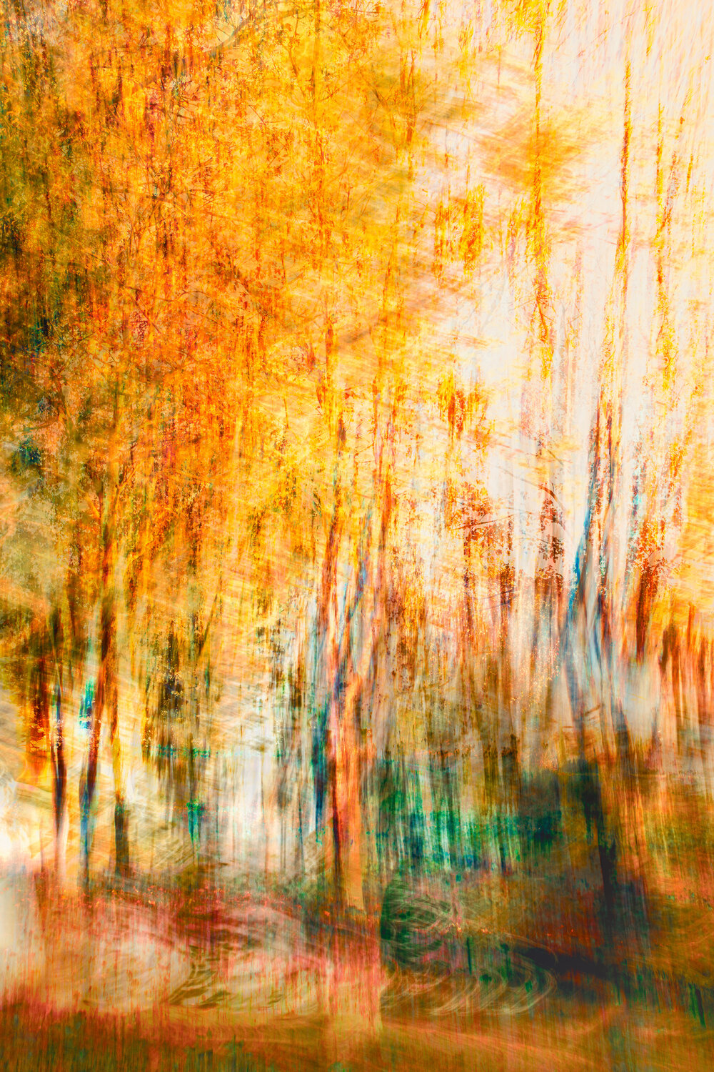 Vibration d'Automne (sur papier aquarelle) Cristina Stefan