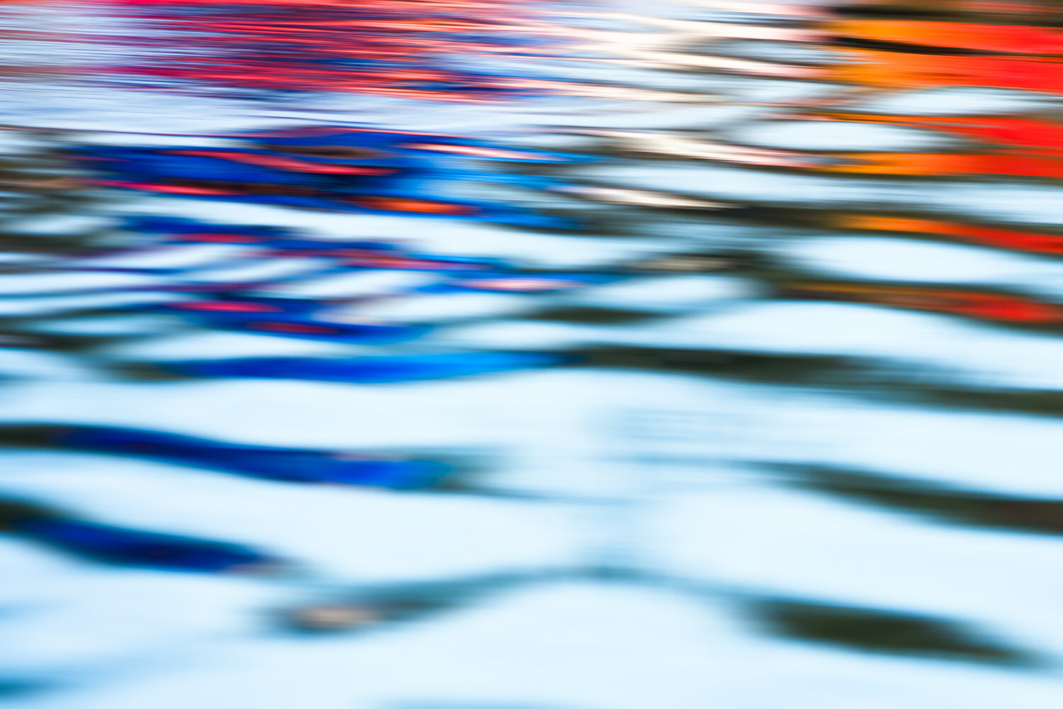 Reflets abstraits (impression sur métal) Cristina Stefan