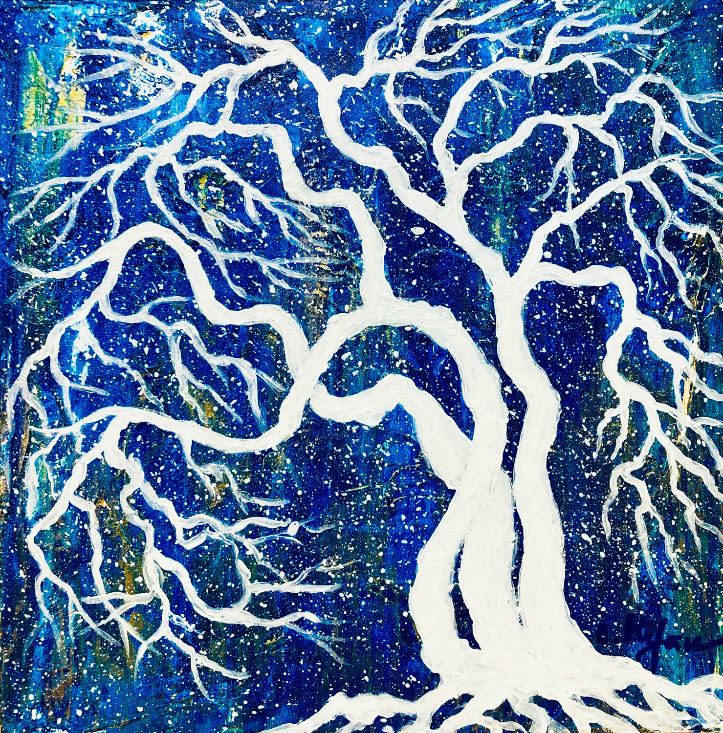 Arbre enneigé Cristina Stefan