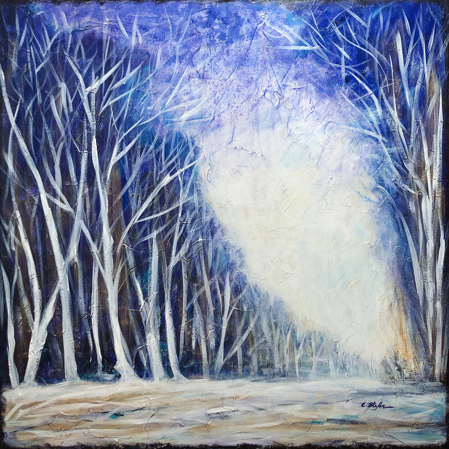 Paysage d'hiver Cristina Stefan