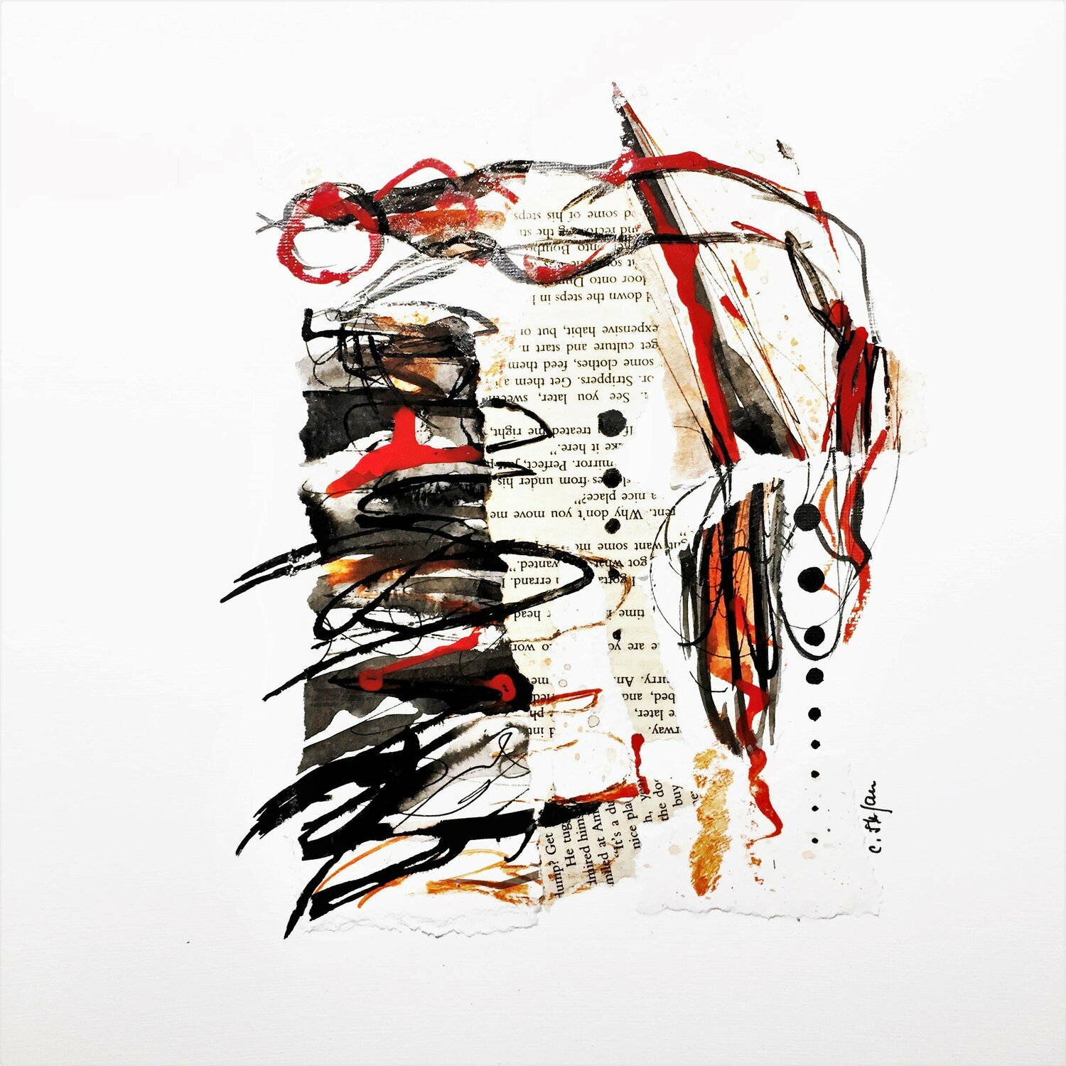 Femme nue  (fragments #003) Cristina Stefan Opera su carta in vendita