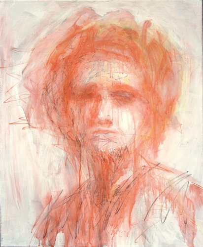 L'homme orange . di Anne Iris, Pittura in vendita su Singulart