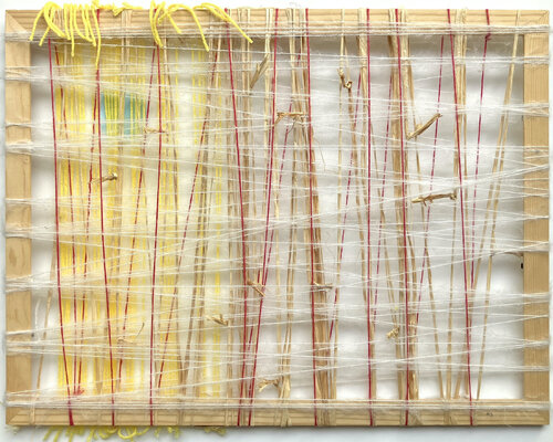 Compo paille et laine 1 van Anne Iris, Textiel te koop op Singulart