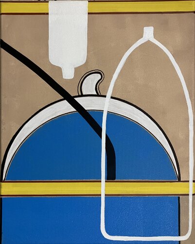 Respiration 2 par Anne Iris, Peinture en vente sur Singulart