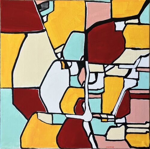 Paysage 1 van Anne Iris, Schilderij te koop op Singulart