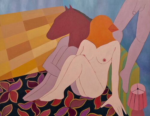 Delirium 4 di Salomeya Bauer, Pittura in vendita su Singulart