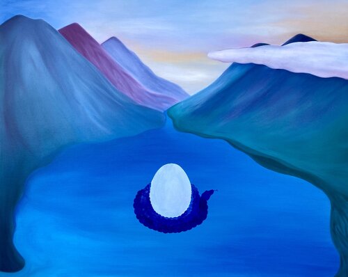 The Birth of Life di Salomeya Bauer, Pittura in vendita su Singulart
