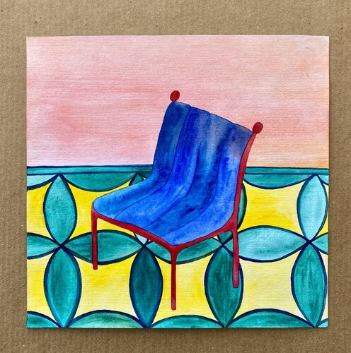 The Chair van Salomeya Bauer, Werk op papier te koop op Singulart