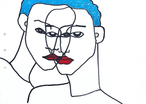 Couple van Salomeya Bauer, Tekening te koop op Singulart