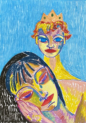 Parenthood van Salomeya Bauer, Tekening te koop op Singulart