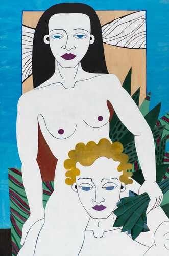 Orpheus and Euridice di Salomeya Bauer, Pittura in vendita su Singulart