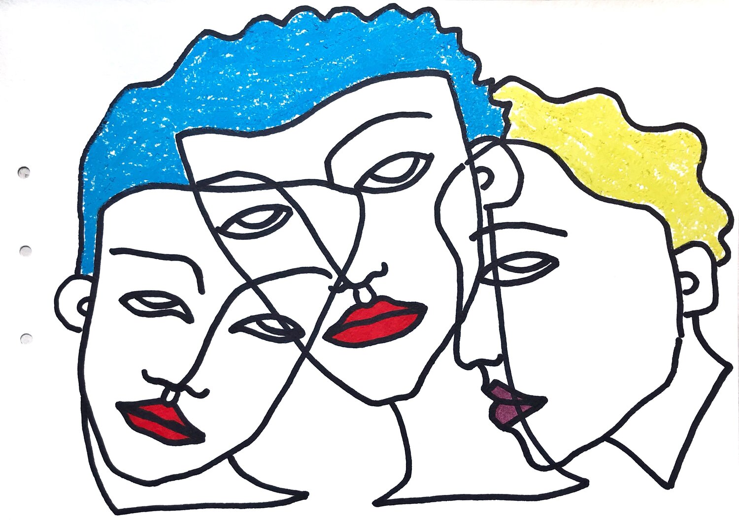 Triple couple Salomeya Bauer