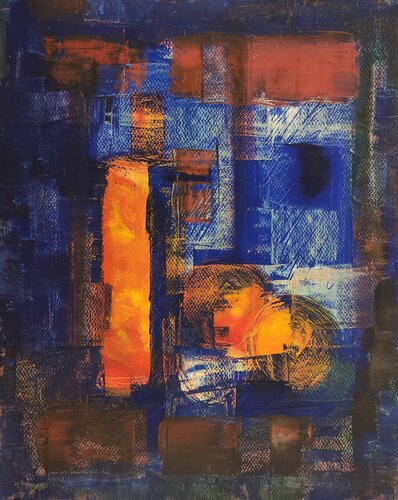 Natura morta blu by Thia Path, Work on Paper for Sale on Singulart