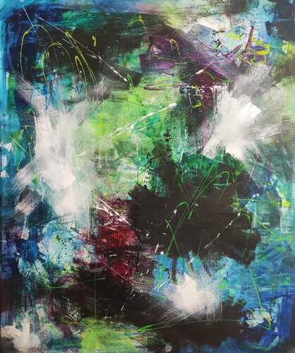 Green's birth van Thia Path, Schilderij te koop op Singulart