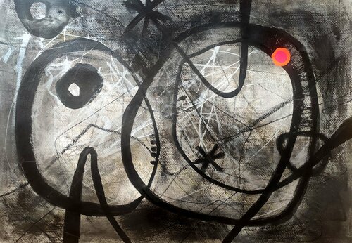 Puntorosso 8 par Thia Path, Œuvre sur papier en vente sur Singulart