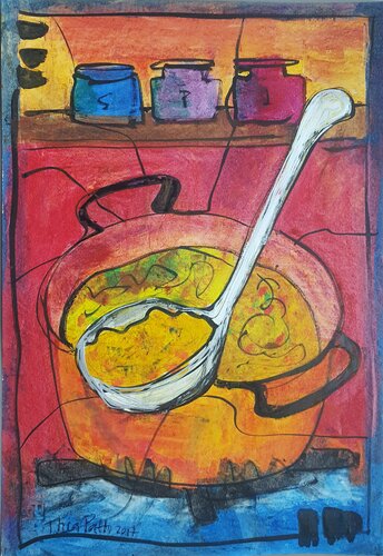 Buona! by Thia Path, Work on Paper for Sale on Singulart
