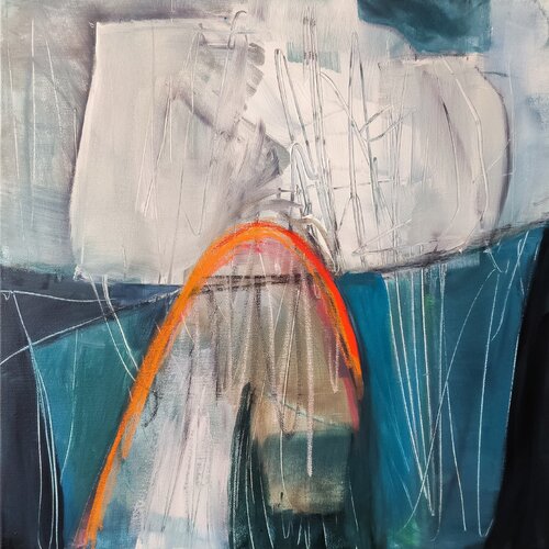 Bridge 2 - dittico by Thia Path, Painting for Sale on Singulart