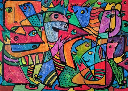 Comizio elettorale by Thia Path, Other Media for Sale on Singulart