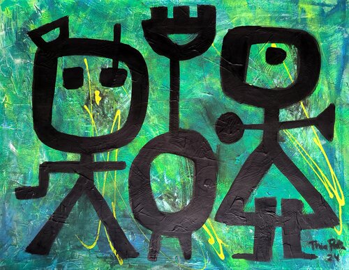 Happy family by Thia Path, Other Media for Sale on Singulart