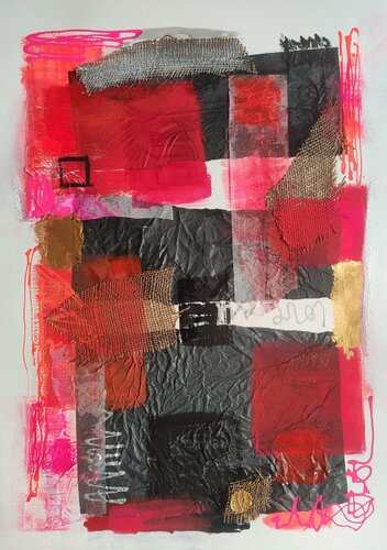 Red love 2 (dittico) by Thia Path, Painting for Sale on Singulart