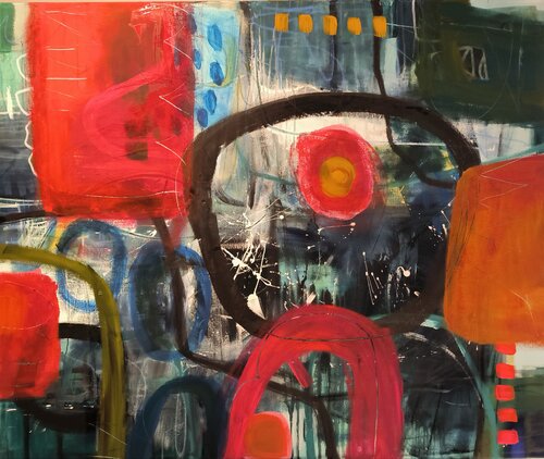 In eruzione di Thia Path, Pittura in vendita su Singulart