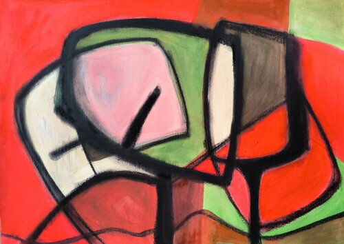 Olive trees by Thia Path, Painting for Sale on Singulart