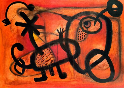 Insoliti dialoghi by Thia Path, Painting for Sale on Singulart