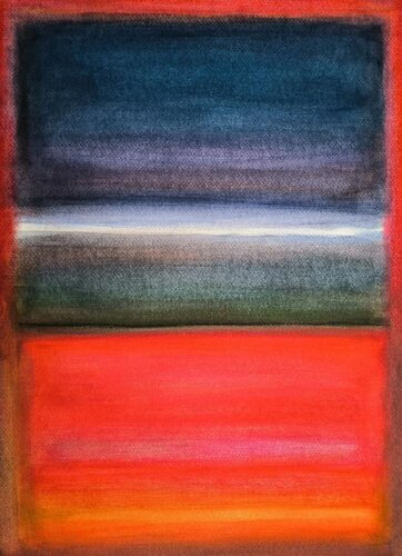 Blue green red by Thia Path, Work on Paper for Sale on Singulart