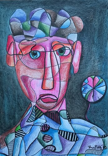 Past five by Thia Path, Work on Paper for Sale on Singulart