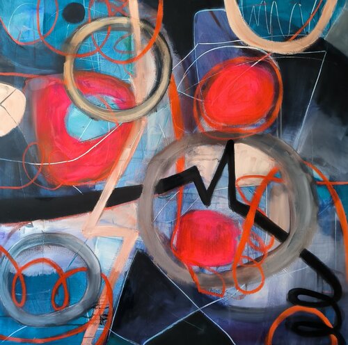 Telluric field by Thia Path, Painting for Sale on Singulart