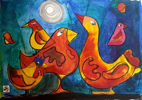 Luna piena by Thia Path, Other Media for Sale on Singulart