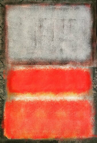 White red grey by Thia Path, 종이 for Sale on Singulart