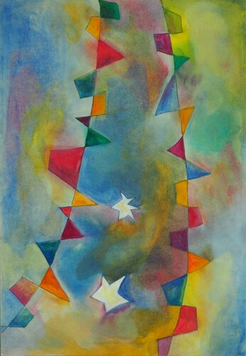 Festa notturna by Thia Path, Work on Paper for Sale on Singulart