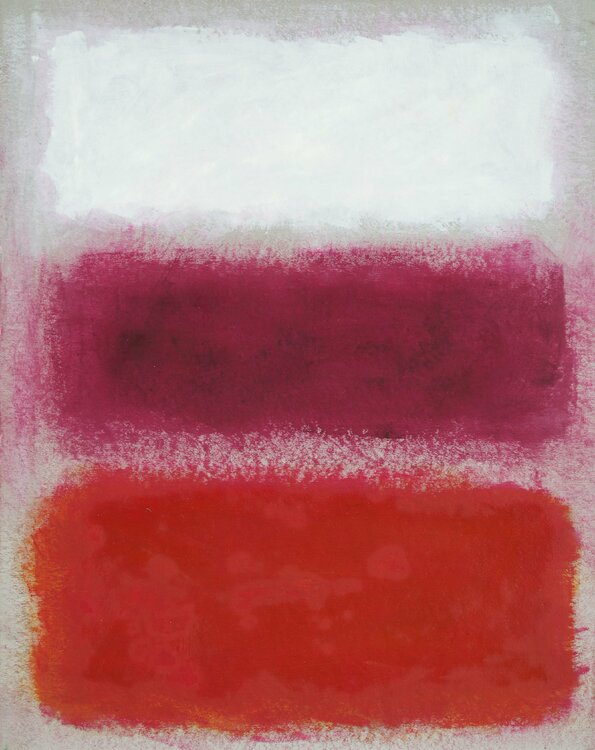 Rosso, viola e bianco su grigio Thia Path