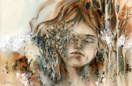 I WAS BORN IN THE RIGHT TIME by Sophia Rodionov, Work on Paper for Sale on Singulart