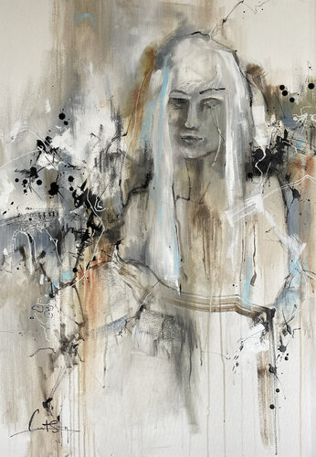 Lost in a City de Sophia Rodionov, Pintura a la venta en Singulart